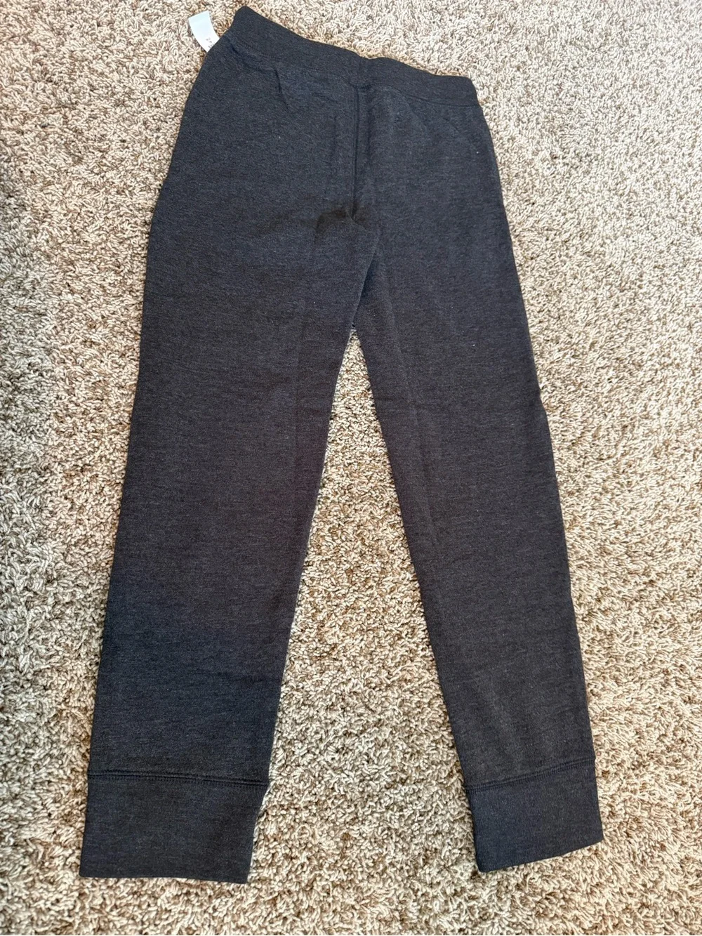 NWT GAP Kids Charcoal Gray Kids Sweatpants with Logo sz XL(12)